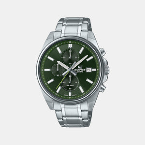Edifice Men Quartz Green Dial Chronograph Stainless Steel Watch ED571