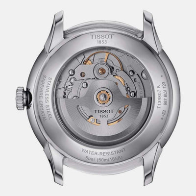 Chemin Des Tourelles Men Automatic Grey Dial Analog Stainless steel Watch T1398071106100