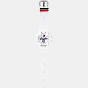 Baby-G Women Quartz White Dial Analog-Digital Resin Watch BX054
