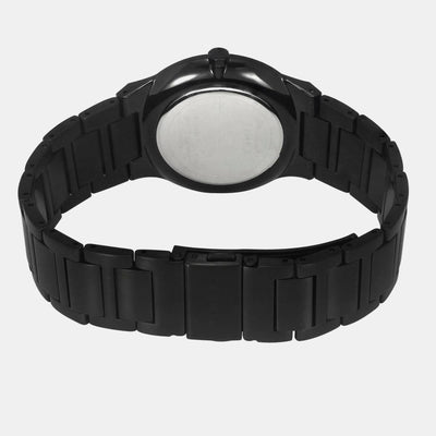 E Class Men Quartz Black Dial Analog Stainless Steel Watch TWEG23603