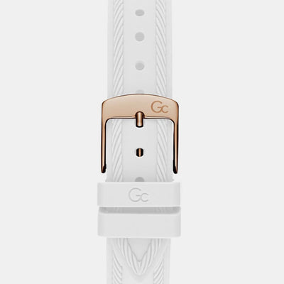 Fusion Cable Women Quartz White Dial Analog Silicone Watch Z15003L1MF