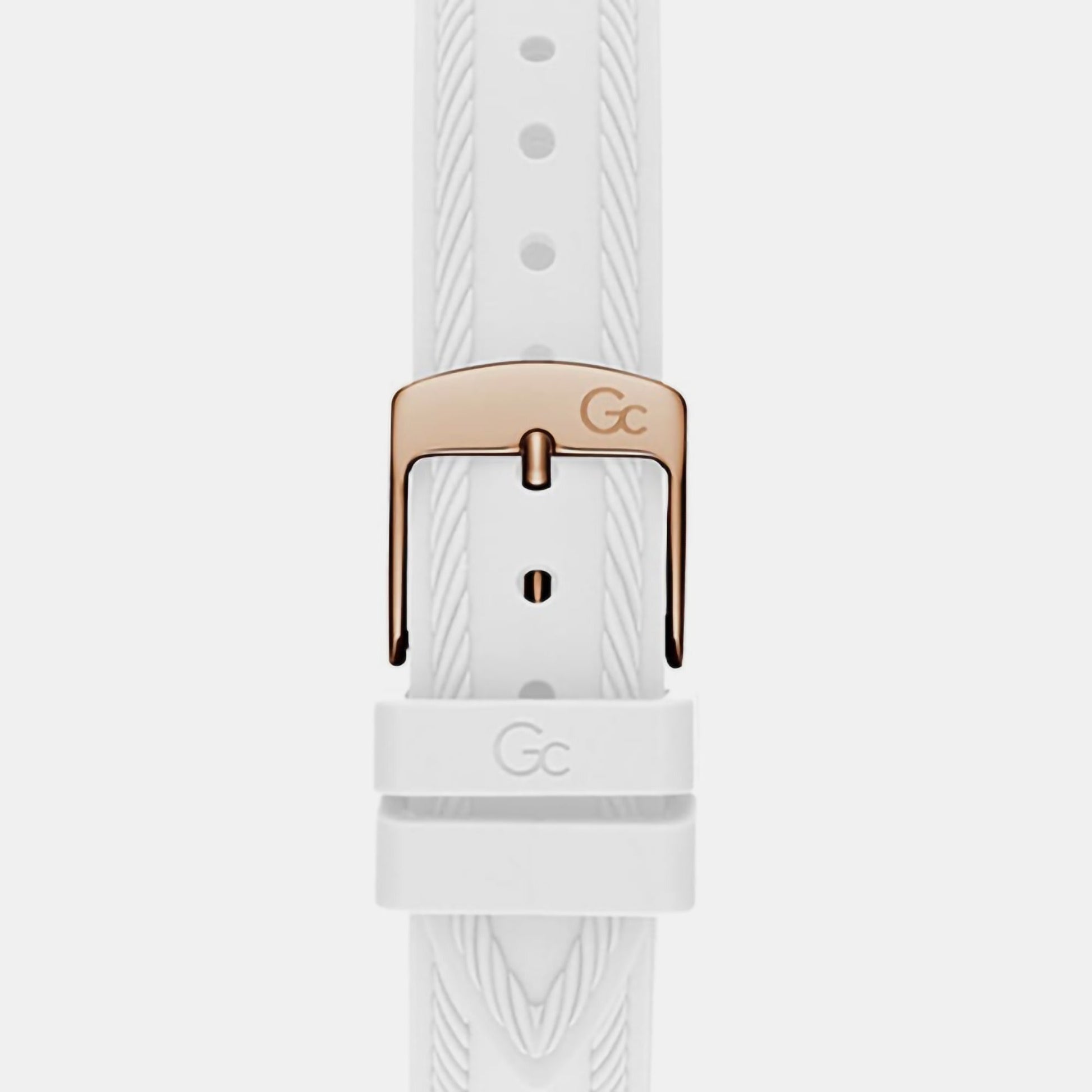 Fusion Cable Women Quartz White Dial Analog Silicone Watch Z15003L1MF