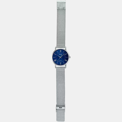 Enticer Women Quartz Blue Dial Analog Stainless Steel Watch A1918