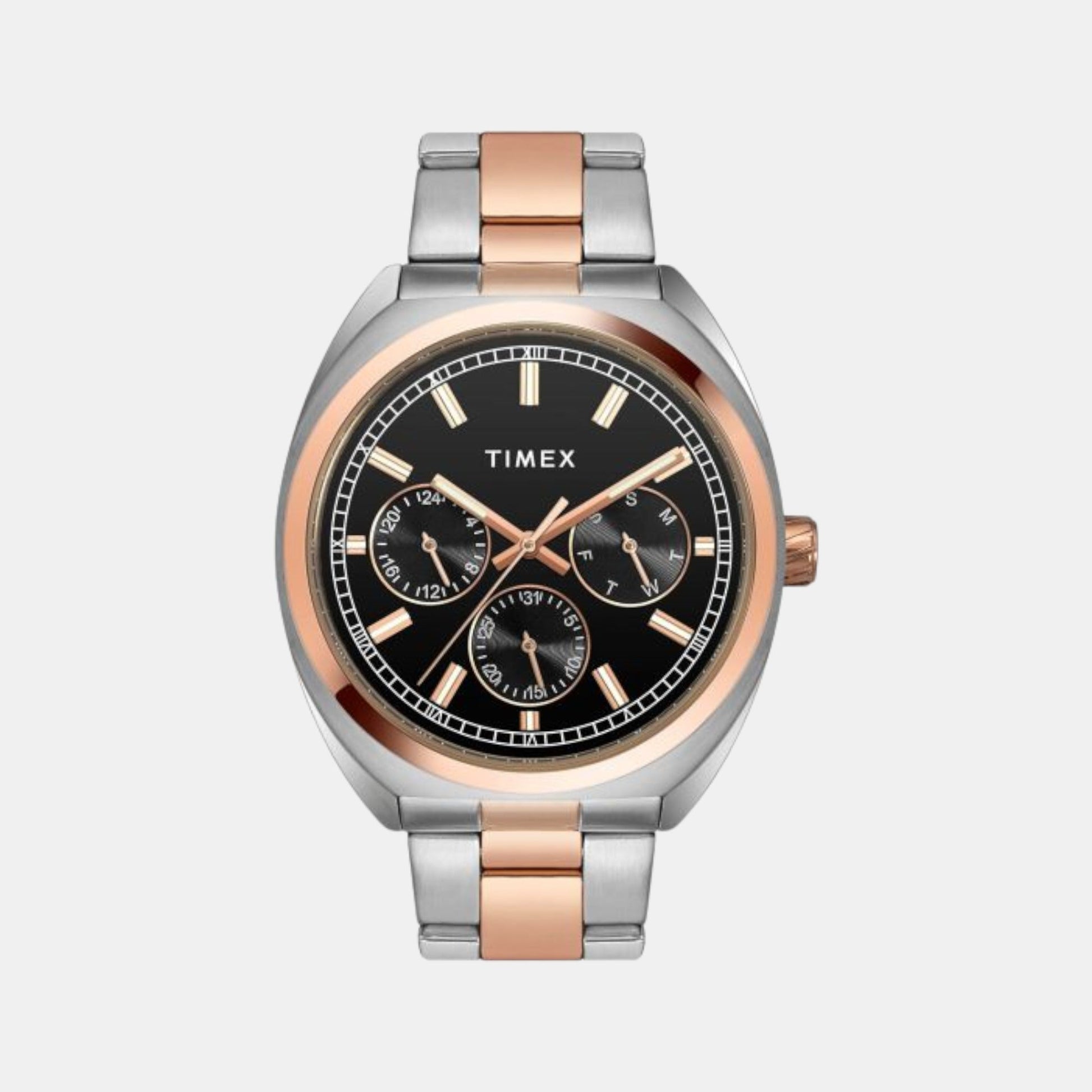 E Class Men Quartz Black Dial Chronograph Stainless Steel Watch TWEG22302