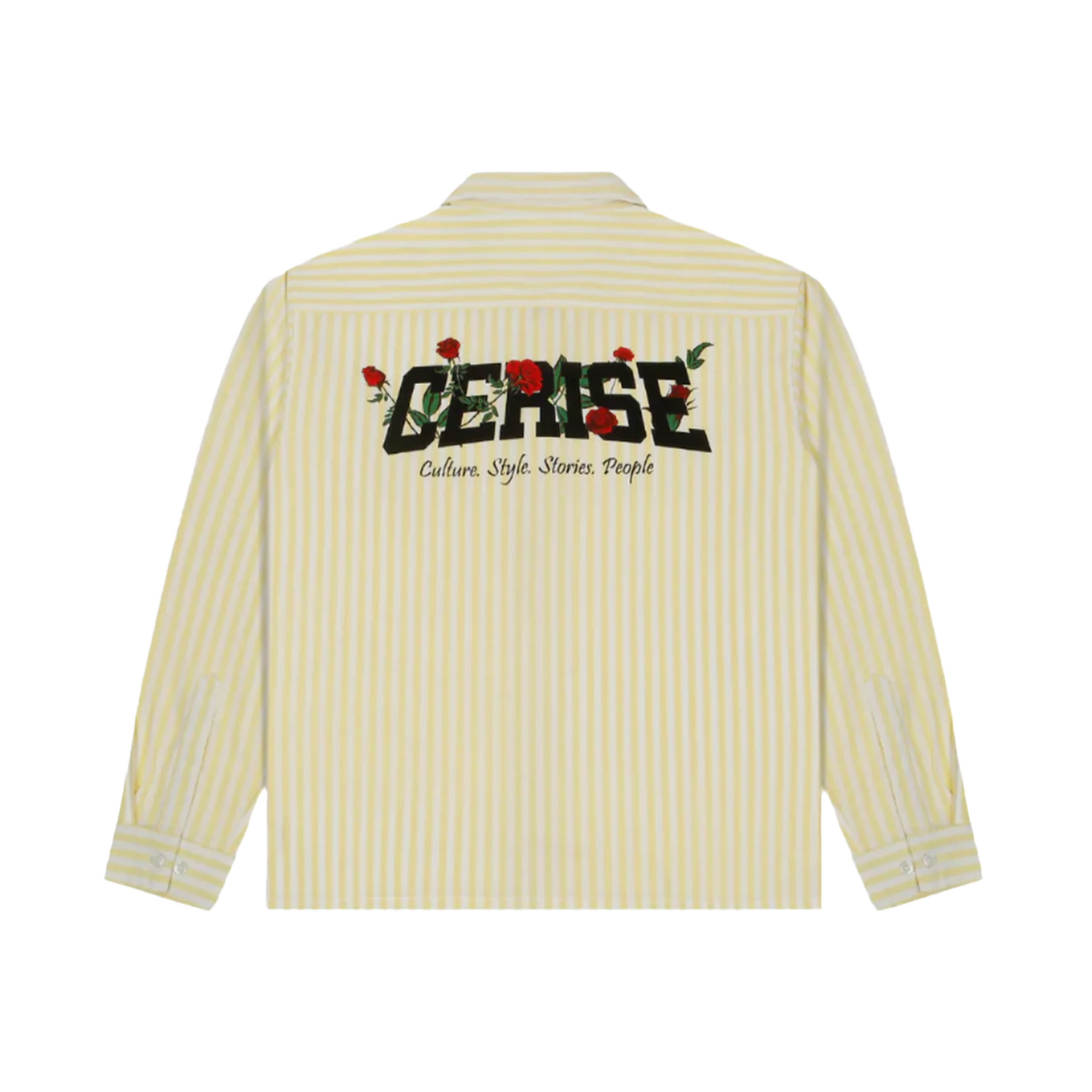 STRIPE PLAIN CERISE SHIRT