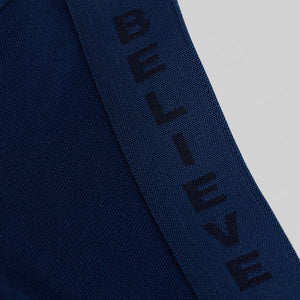 Believe Dark Blue Polo T-Shirt