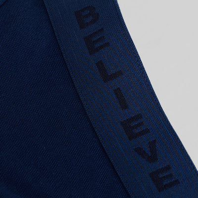 Believe Dark Blue Polo T-Shirt