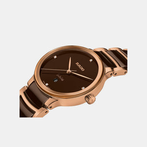 Centrix Women Quartz Brown Dial Chronograph Ceramic Watch R30024712