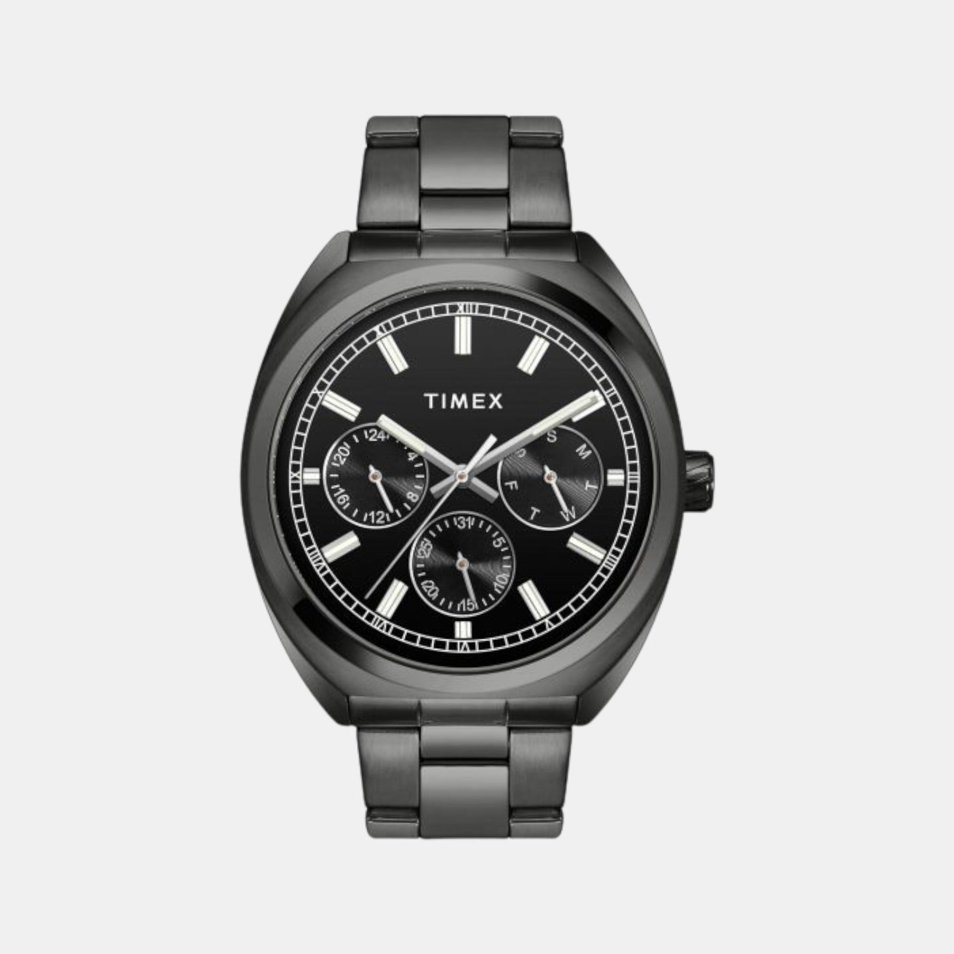 E Class Men Quartz Black Dial Chronograph Stainless Steel Watch TWEG22303