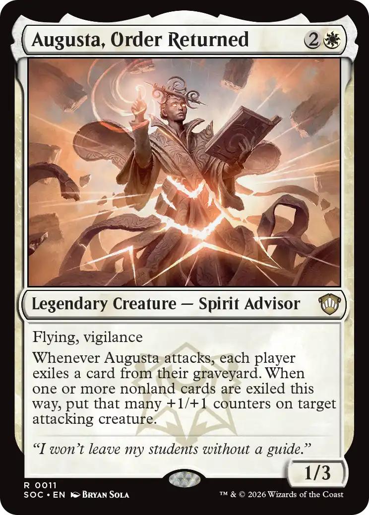 Augusta, Order Returned [11] [Secrets of Strixhaven: Commander] [Non-Foil]