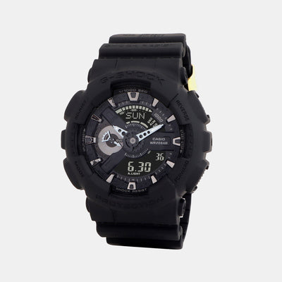 G-Shock Men Quartz Black Dial Analog-Digital Resin Watch G1411