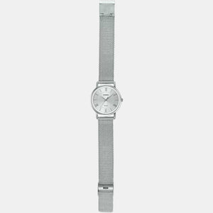 Enticer Women Quartz Silver Dial Analog Stainless Steel Watch A1919