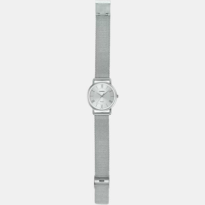 Enticer Women Quartz Silver Dial Analog Stainless Steel Watch A1919