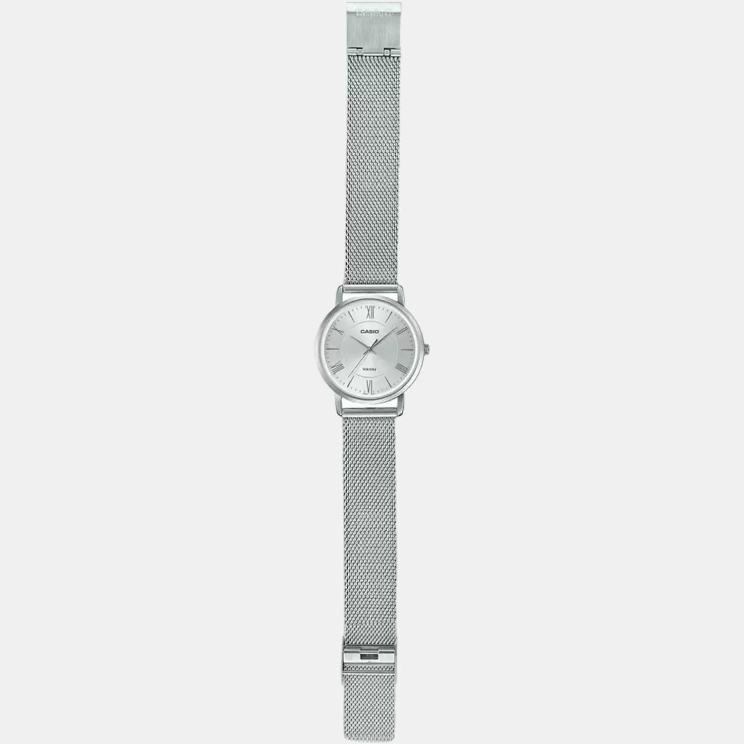 Enticer Women Quartz Silver Dial Analog Stainless Steel Watch A1919