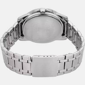 Enticer Men Quartz Blue Dial Analog Stainless Steel Watch A551