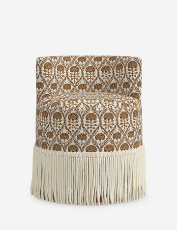 Ochre Blockprint Floral