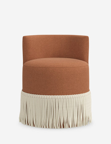Terracotta Linen Weave