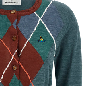 Vivienne Westwood Argyle Cropped Cardigan