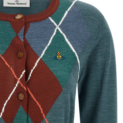 Vivienne Westwood Argyle Cropped Cardigan