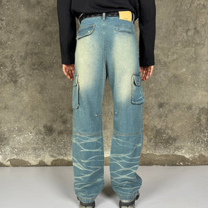 Crackle Cargo-Indigo Tint
