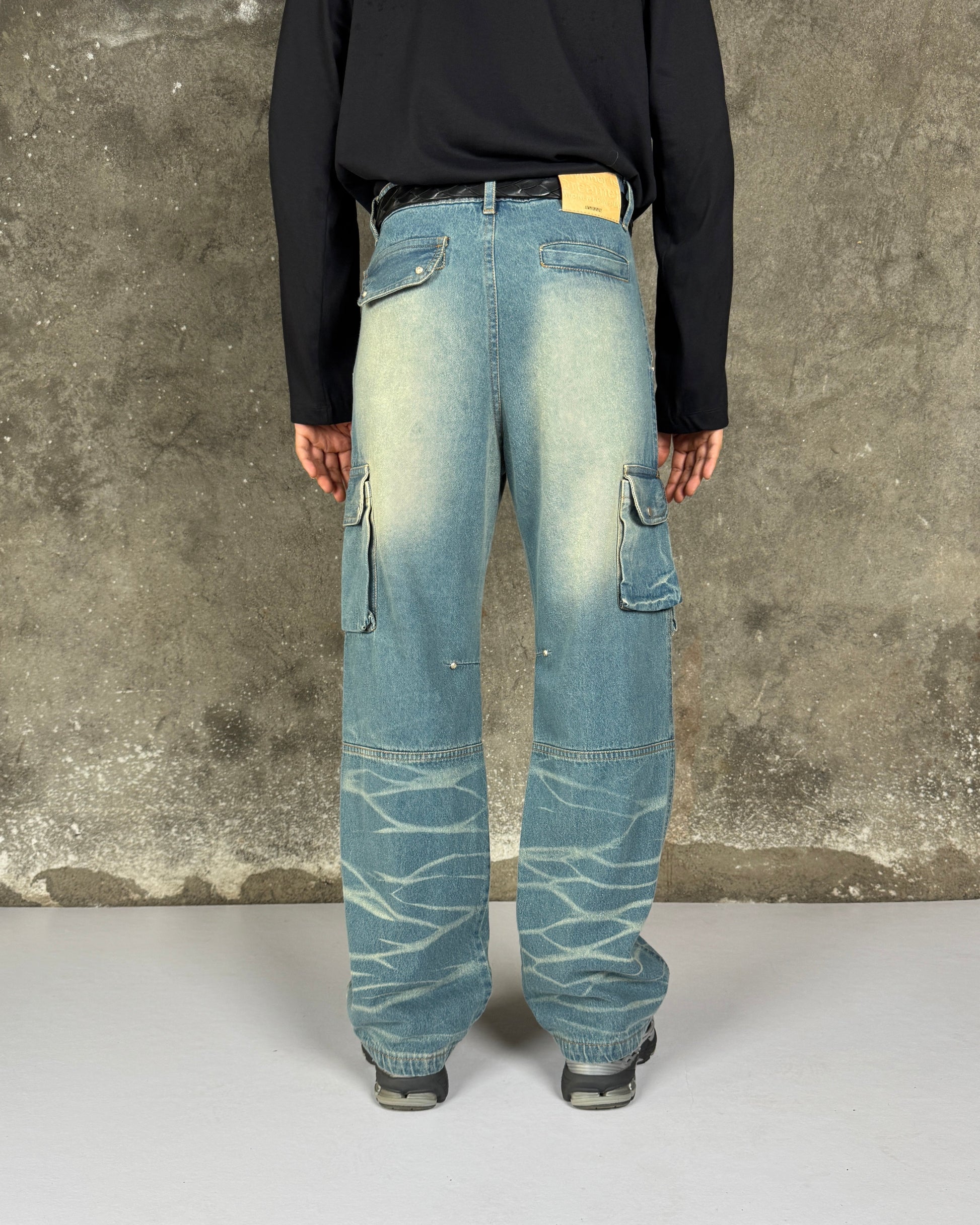 Crackle Cargo-Indigo Tint