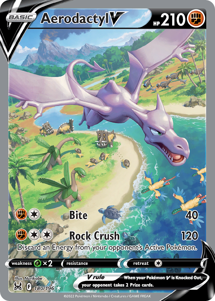 Aerodactyl V - 180/196 - Rare Ultra