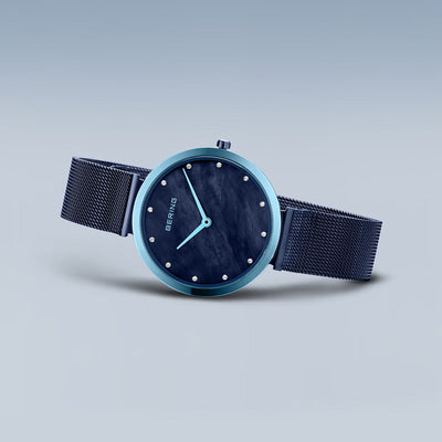 Bering Classic Blue Dial Women 32mm
