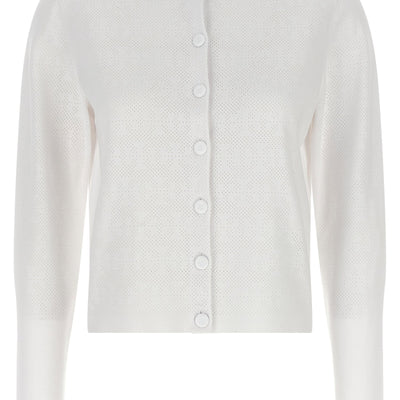 Tory Burch Pointelle Viscose Cardigan