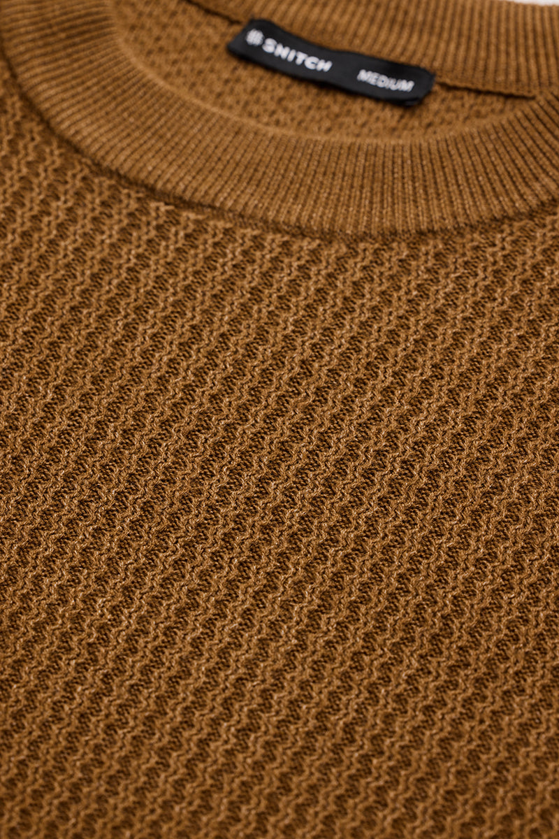 Brown Knitted Sweater