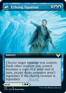 Augmenter Pugilist // Echoing Equation [321] [Extended Art] [Strixhaven: School of Mages] [Non-Foil]