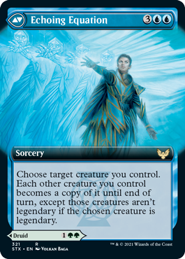 Augmenter Pugilist // Echoing Equation [321] [Extended Art] [Strixhaven: School of Mages] [Non-Foil]