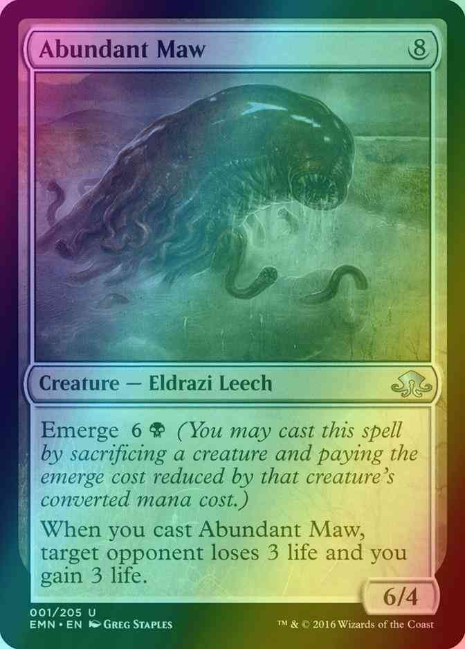 Abundant Maw [1] [Eldritch Moon] [Foil]