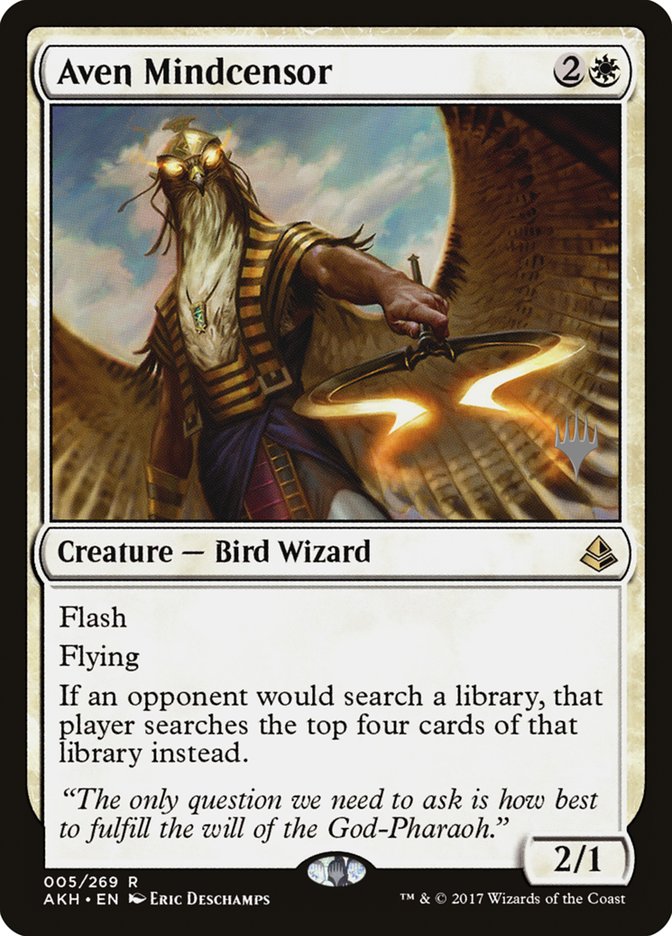 Aven Mindcensor [Promo Pack] [5p] [Amonkhet Promos] [Non-Foil]