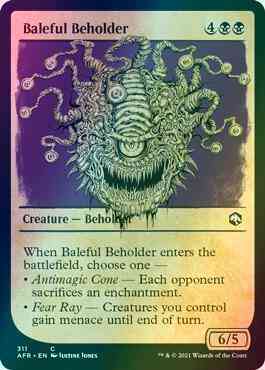 Baleful Beholder [311] [Rulebook Showcase] [Adventures in the Forgotten Realms] [Foil]