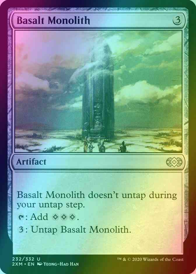 Basalt Monolith [232] [Double Masters] [Foil]