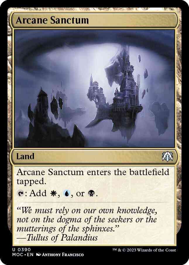 Arcane Sanctum [390] [March of the Machine: Commander] [Non-Foil]