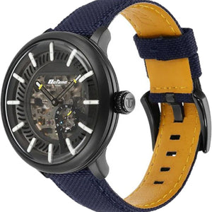 Titan Octane Aerobatics Mechanical Analog Black Dial Nylon Strap Watch for Men 42.1mm 1858NL01