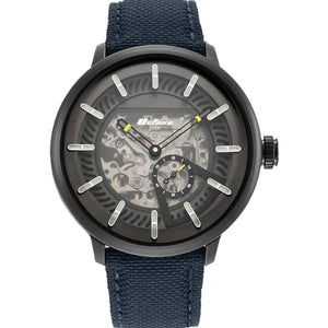 Titan Octane Aerobatics Mechanical Analog Black Dial Nylon Strap Watch for Men 42.1mm 1858NL01
