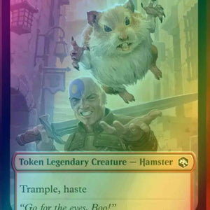 Boo Token (10) // Dog Illusion Token (03) [Adventures in the Forgotten Realms: Tokens] [Foil]