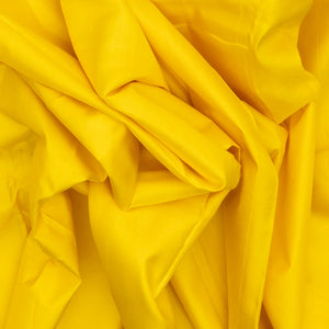 Lemon Yellow Handloom Kanchipuram Silk Saree With Zari Border