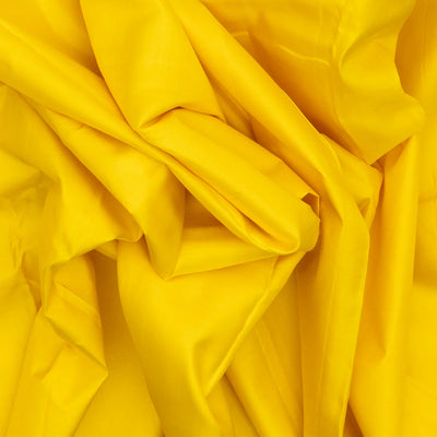 Lemon Yellow Handloom Kanchipuram Silk Saree With Zari Border