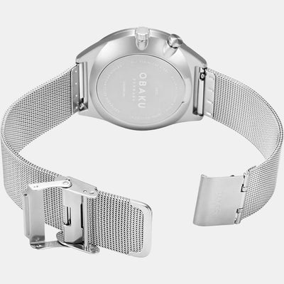 Dato Men Quartz White Dial Analog Stainless Steel Watch V242GMCIMC
