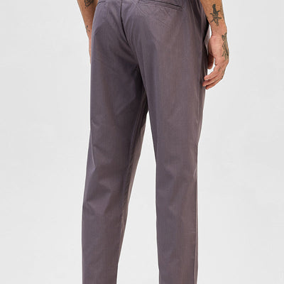 Grey Slim Fit Trousers