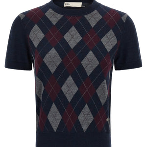 Tory Burch Argyle Sweater