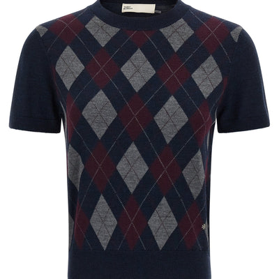 Tory Burch Argyle Sweater