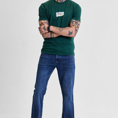 Grass is Greener Green Graphic Print Slim Fit T-Shirt