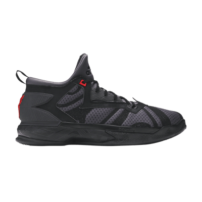adidas D Lillard 2 Core Black Vivid Red