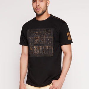 Mens Legendary 23 Sleeve Patch Graphic Tee