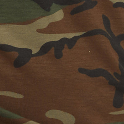 Mens Hero Rhinestone Patch Graphic Camo Tee
