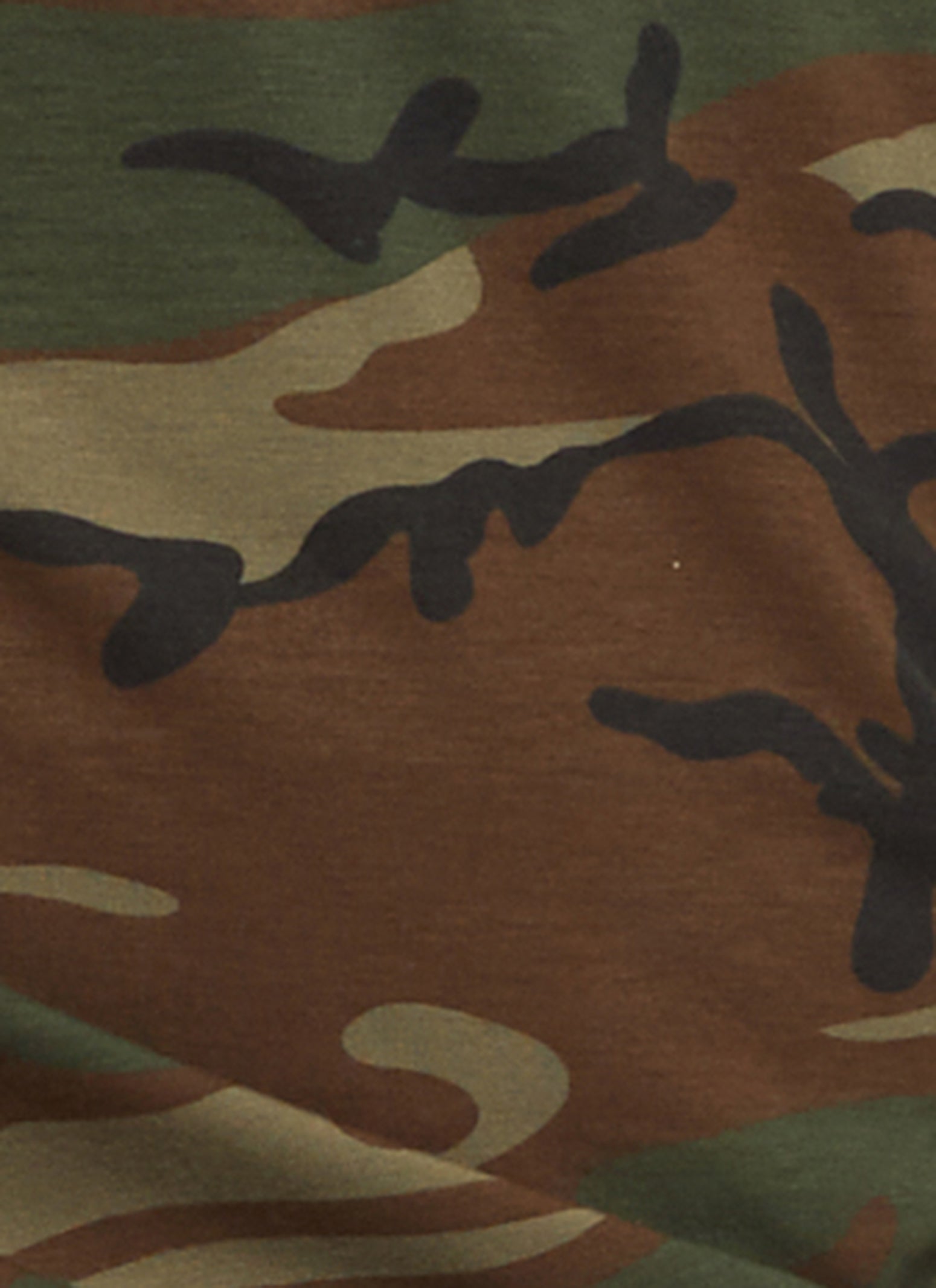 Mens Hero Rhinestone Patch Graphic Camo Tee
